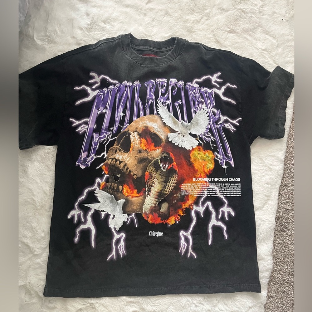Civilregime Graphic Tee Size M